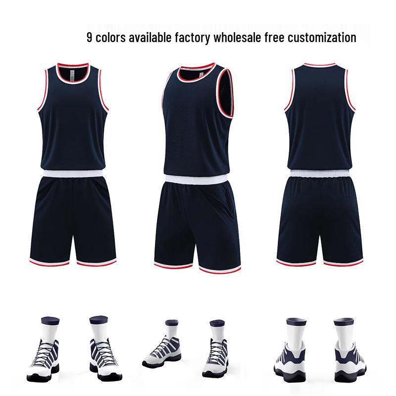 Unisex Summer Basketball Team Jersey & Shorts Set for College Students