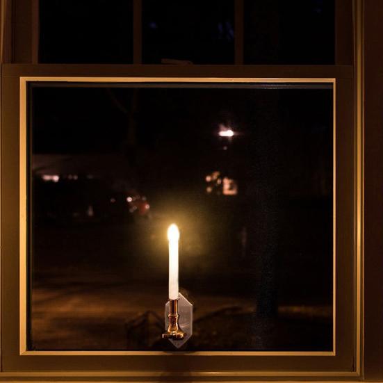 2 Stück Kerzenlichter Realistisch Aussehend Flammlose ABS LED Dekorative Solarenergie Kerzenlicht für Zuhause