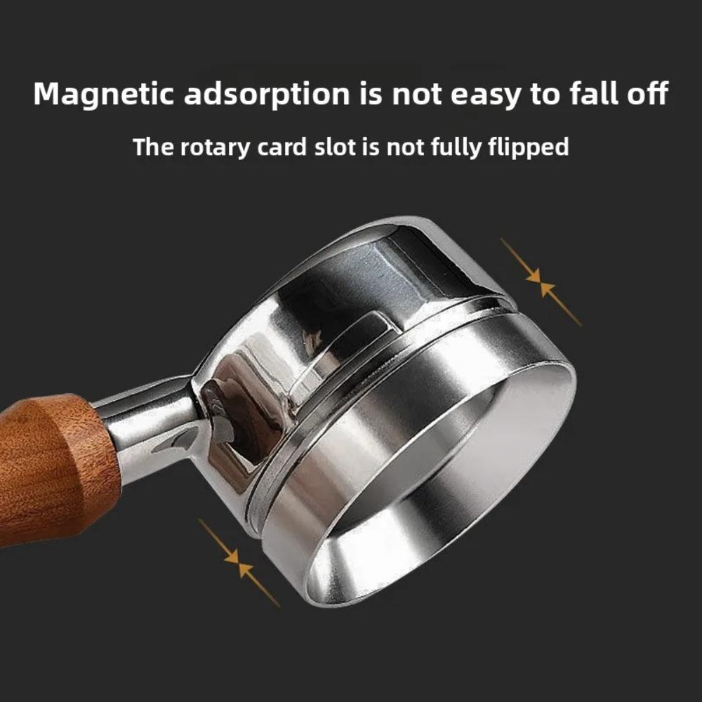 Coffee Catcher Ring 51/53/58mm Coffee Handle Cloth Powder Dosing Ring Anti-fly Powder Grinder Catcher Dosing Funnel