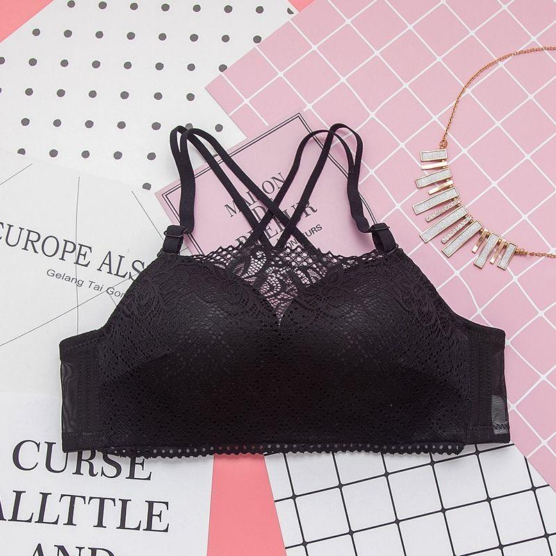 Push Up Bras For Women Solid Underwear Female Brassiere Girls Simple Bras