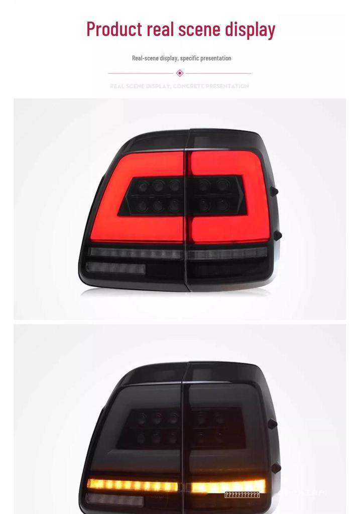 Compatible LED Daytime Running Lights & Sequential Turn Signals for 1998-2007 Land Cruiser LC100 Tail Light Assembly Modification.