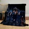 Dark Rock Band Theme Blanket for All Seasons Blanket Lunch Break Throw Gift