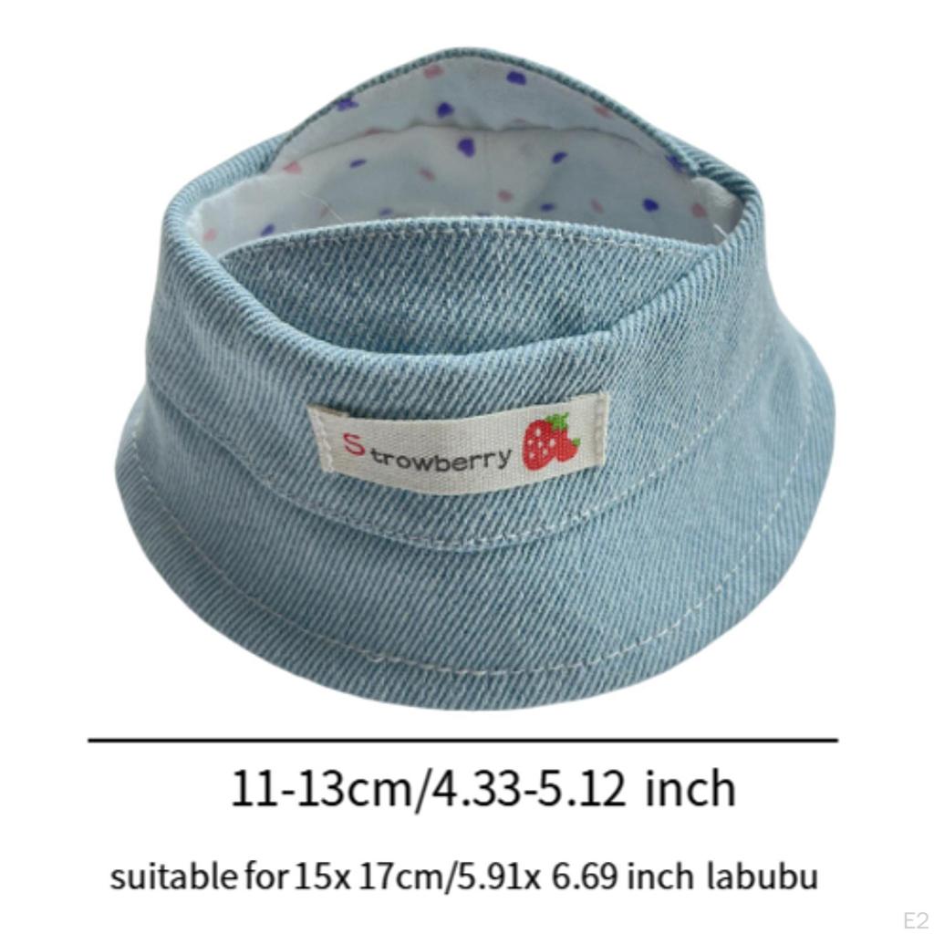 Dolls Bucket Hat Costume Accessories, Miniature Headgear for 15-17cm Dress up Thanksgiving