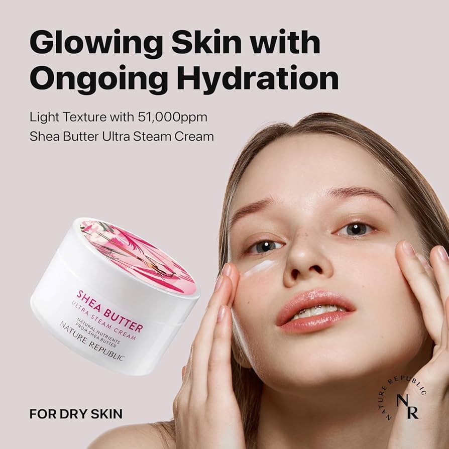 

Nature Republic Shea Butter Ultra Steam Cream 100ml+ RANDOM GIFT