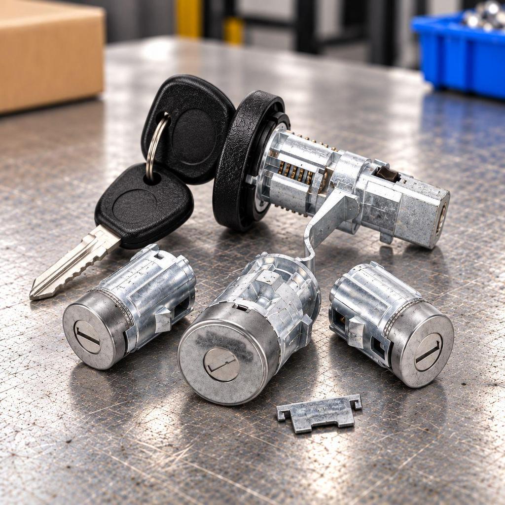 Ignition Switch & Door Lock Cylinder Set with Keys for Chevrolet GMC