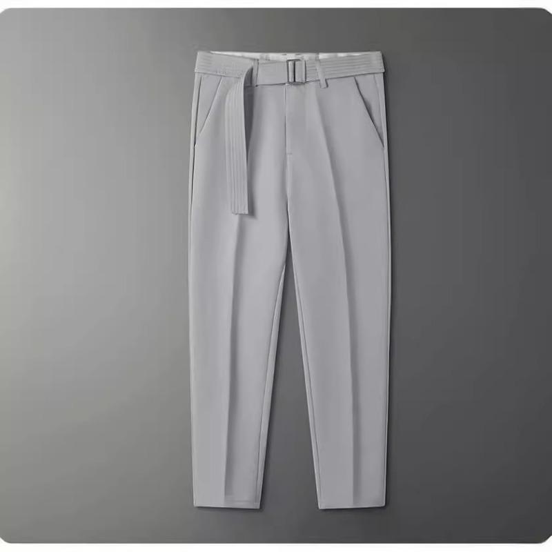 American Long Pants Men's Spring and Summer Nine-point Pants Men's Business Nine-point Pants Casual Dress Slim Straight Pants Men