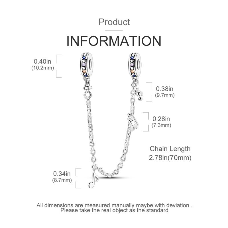 Beads Travel Dream Cute Musical Globe Safety Chain Charms Plata Fit 928 Charms Bracelet Beads Jewelry Gifts for Women