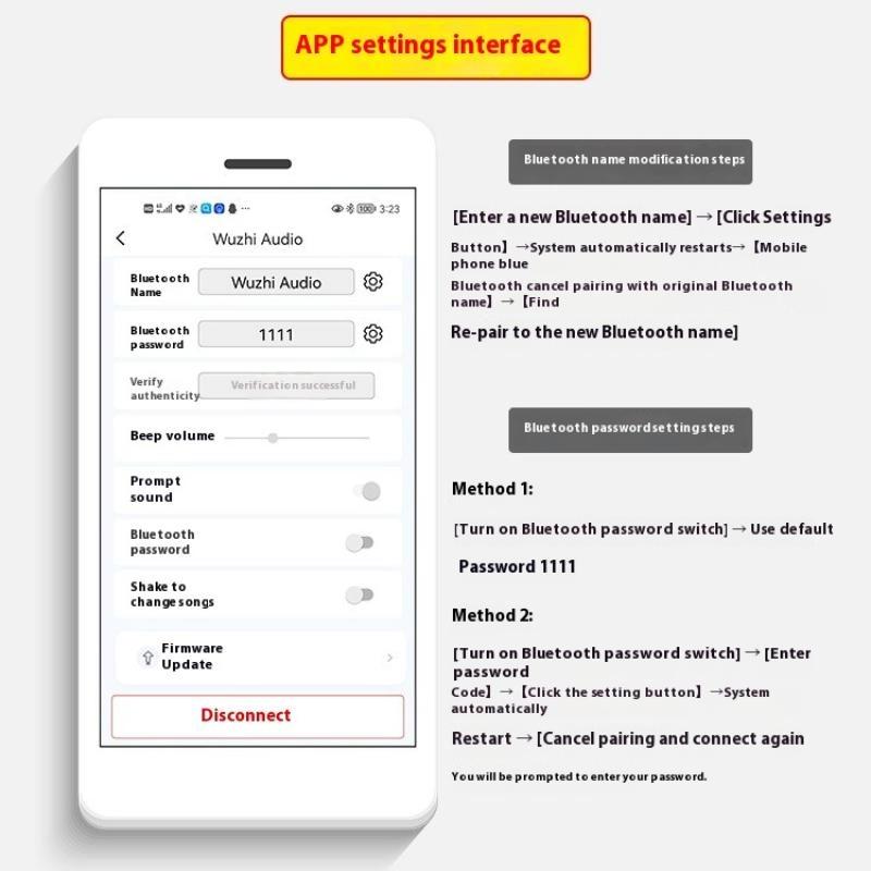 1001U Mono 100W Bt 5.3 Amplifier Board Module Supports App Aux Usb Flash Drive Usb Sound Card Tpa3116D2 Dc 9-24V