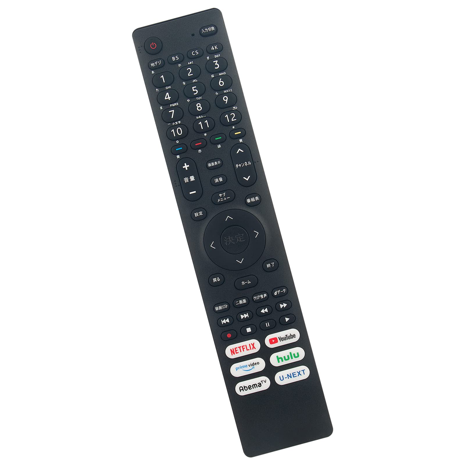 

AULCMEET TV remote control fit for Hisense EN3A40 75U8F 65U8F 55U8F 50U8F 43U75F 50U75F 55U75F 65U75F 43U7F 50U7F 55U7F 65U7F 65S6E 58S6E 48X8F 55X8F