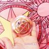 Japanese Anime Sailor Moon Folding MIRROR Tsukino Usagi Magic Stick Crystal Star Case Cosmetic Compact Travel Folding MIRROR