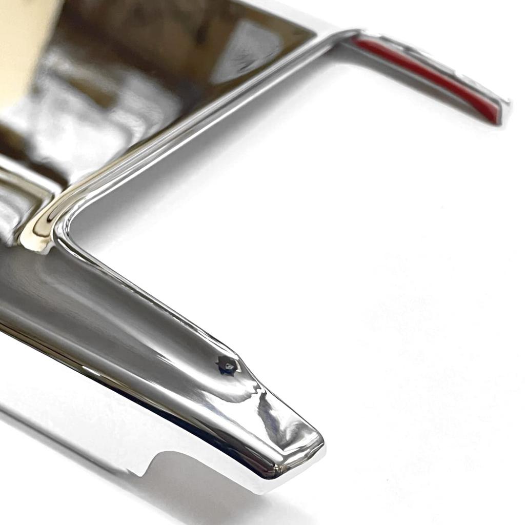 CGP Door Mirror Cover with Base Cover 4P Type Chrome Plated for S700V S710V Hijet Cargo Atrai Wagon Vehicles with OEM Turn Signal Mirrors Stick-on