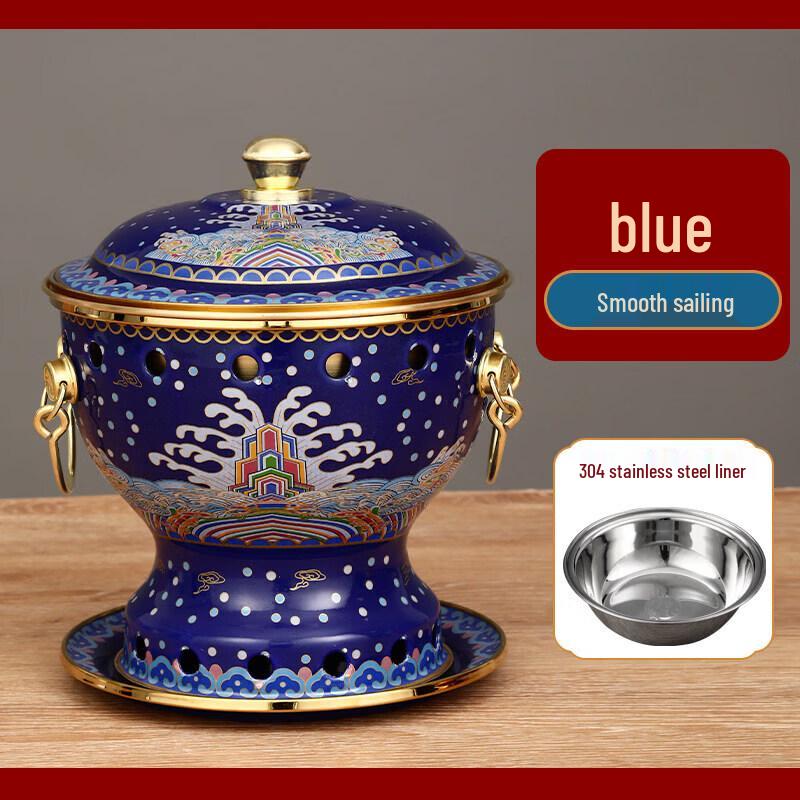 Qiwei Pure Copper Enamel Personal Hotpot