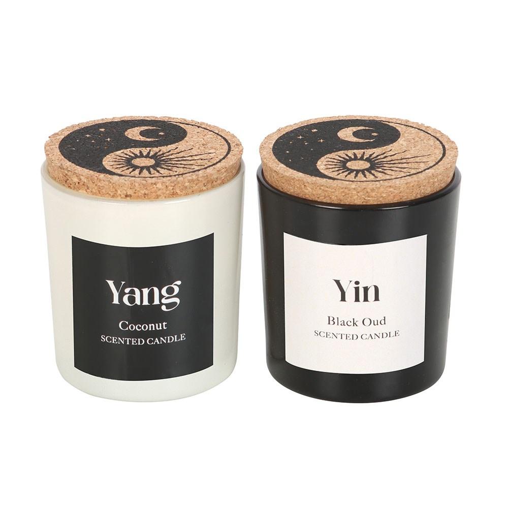 Something Different Yin Yang Black Oud & Kokosduftkerze (Packung mit 2)