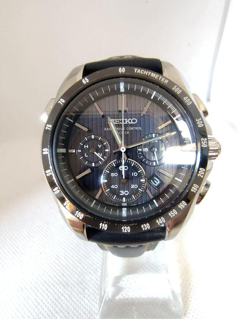 [USED] Seiko Brightz Chronograph with Radio-controlled Solar-powered Watch and Strap
