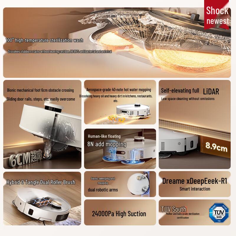 Dreame S50 Pro Robot Vacuum & Mop with Auto-Empty & Wash Base