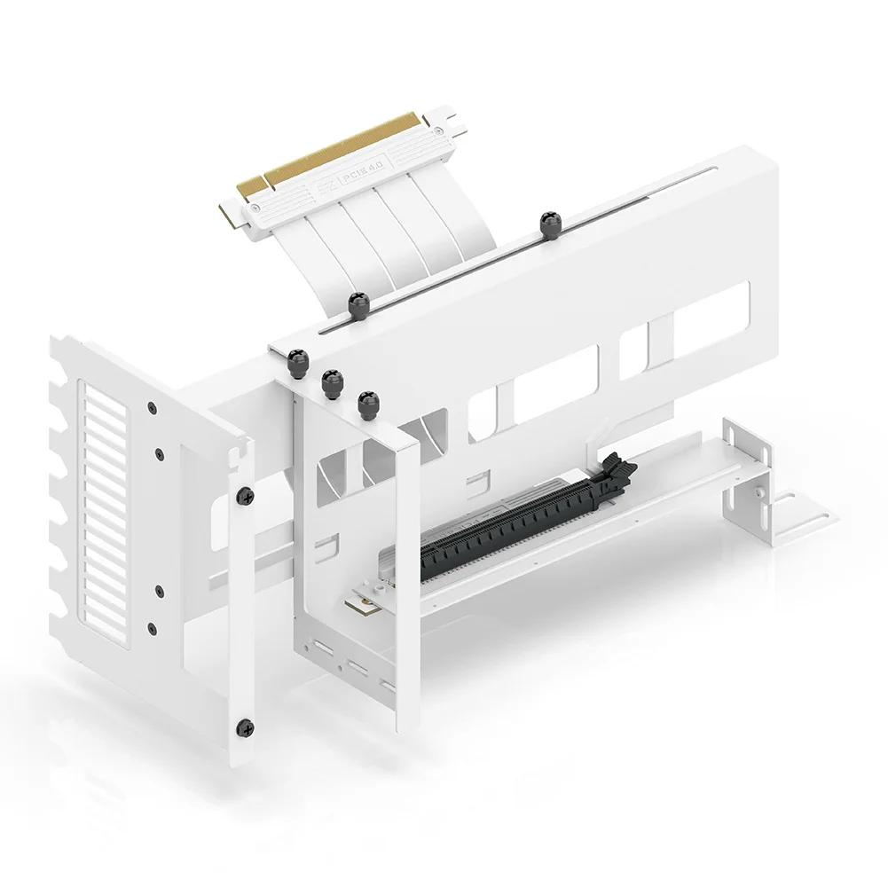 Universal Vertical GPU Holder PCIe 4.0 x16 Kit Riser ATX Case 5V 3PIN ARGB Video Card Holder Graphics Card Steering Bracket