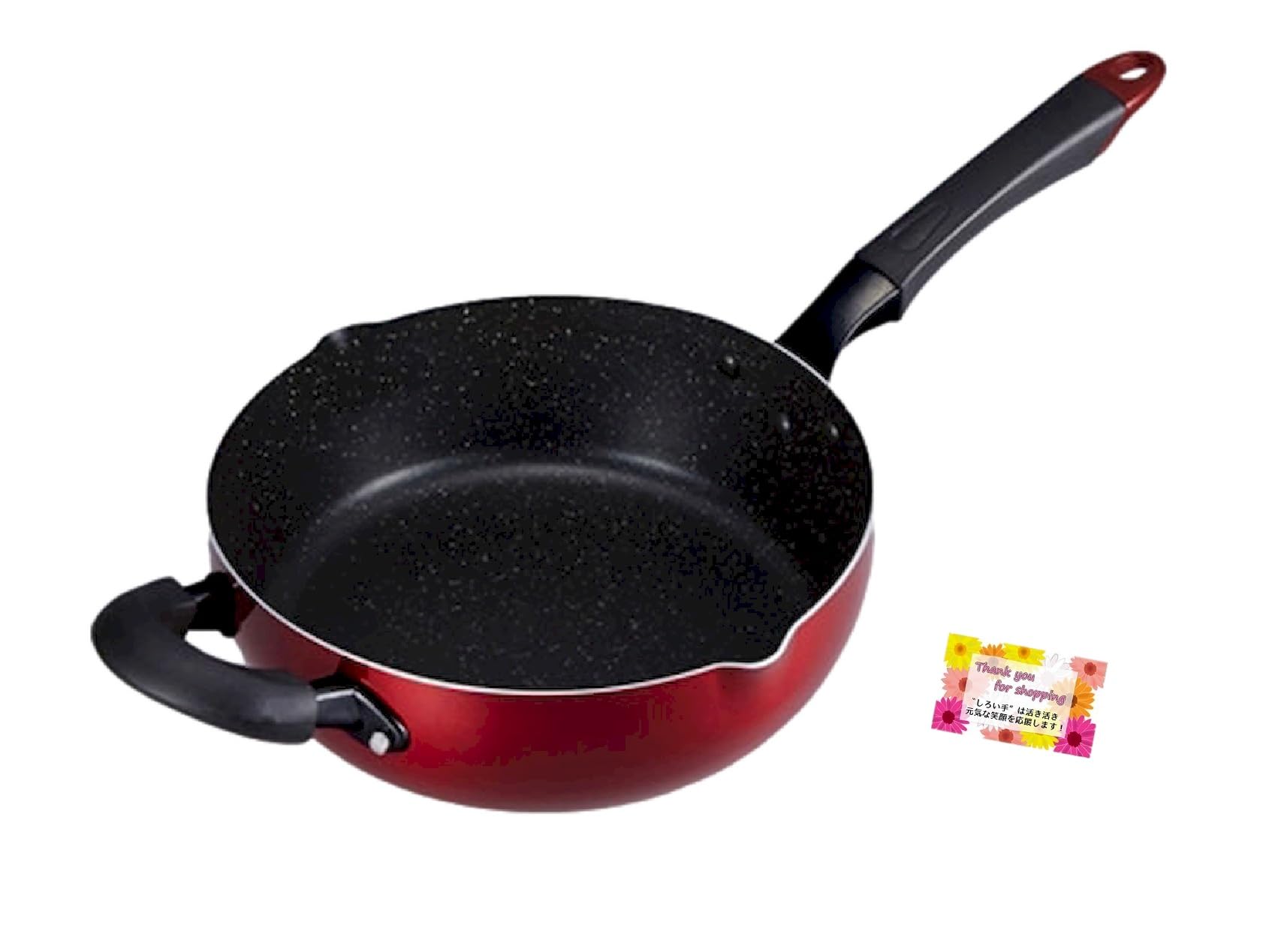 

со всем теплом С только вы можете сделать разнообразие Goodfull IH глубокая сковорода для жарки 22см со стеклянным окном и мраморным покрытием облегчает очистку Вспомогательный красный