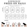 24 Pcs Independence Day False Nail Short Press On Nail French Tip Acrylic Nail 4th of July Full Cover Stick on Nail