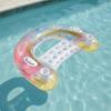 Inflatable Pool Chair Portable Featuring Drink Holders Easy Inflate/Deflate