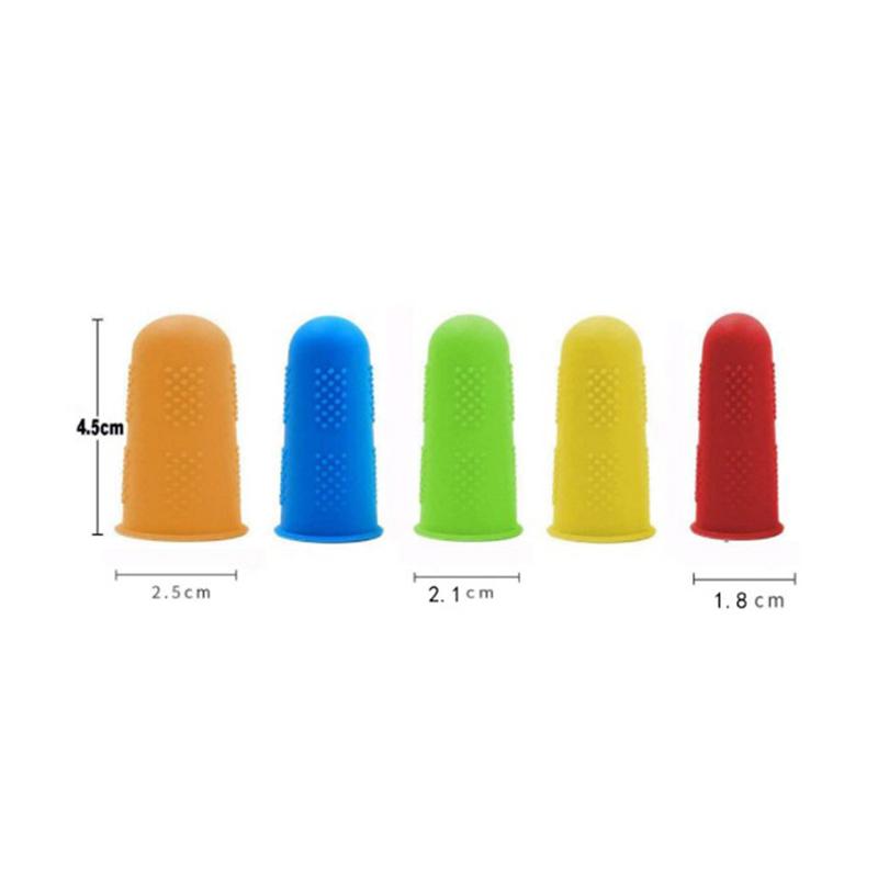 3 Stück Silikon-Fingerschutzhülle, schnittfest, hitzebeständig, rutschfest