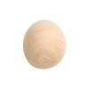 Wooden Fake Chicken Egg Simulation Wood Unfinished Faux Eggs Educational Toy for Kids