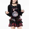 Women's Crossbody Anime Ita Bag: Creative Bat Design with Badge Display