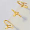 Adjustable Fish Adorable Tail Ring For Her Unique Gold Plated Couples Jewelry Gift