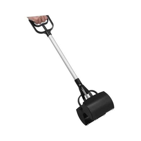 Outdoor pet excrement cleaner Easy to use with one hand Made of lightweight plastic Long handle design makes it easy to carry Cleaning goods ideal