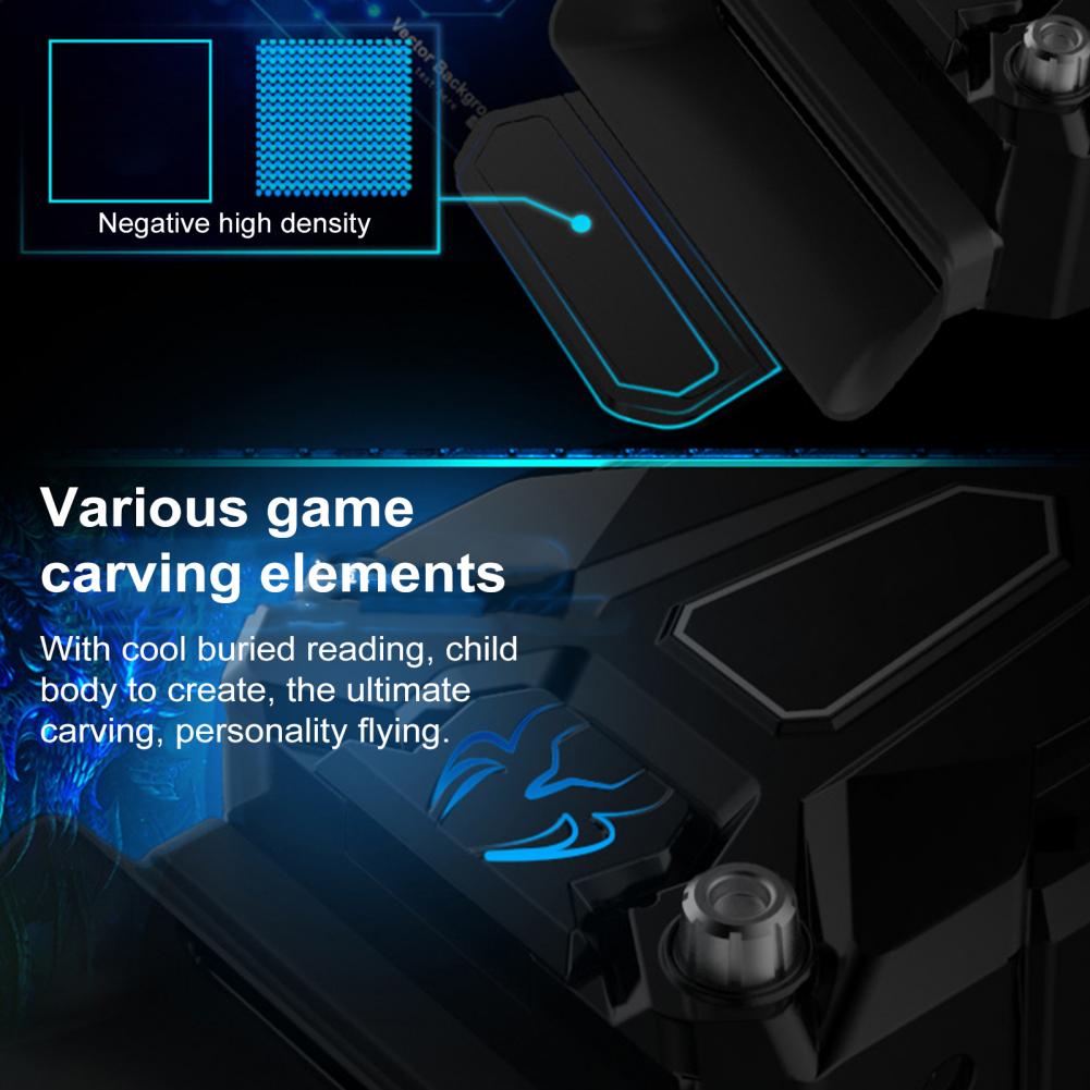 Laptopkühler Hochgeschwindigkeits-Ultraleise-USB-Luftkühler mit intelligenter Temperaturregelung für Computerkühler Extern für Niedrig