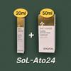 SOL-ATO24 Calming Moisture Cream 20ml + 50ml One-Purpose Set, Bottle Grass Moisture Cream Cosmetics (32455948)