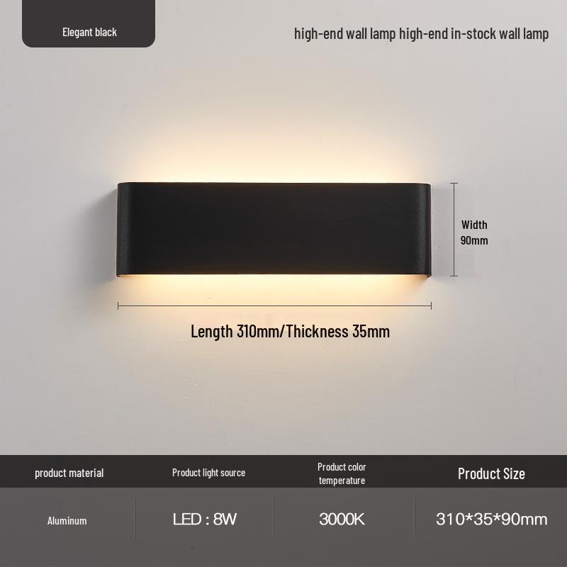 Nordic Minimalist Wall Sconce for Living Room & Bedroom