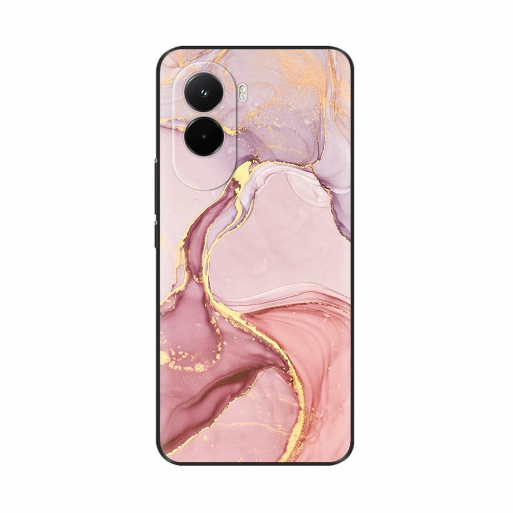 For Poco M7 4G Case Flowers Cartoon Animals Cool Style Soft Silicone Black Phone Cover For Xiaomi Poco M7 Case Fundas M 7 Bags