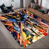 Mobile Suit Gundam Epic Battle Square Area Rug, Non-Slip Floor Mat for Bedroom, Perfect Gift for Mecha Fans.chl