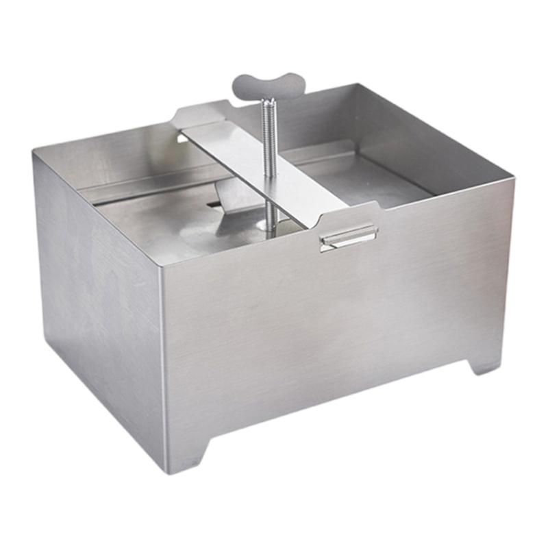 

Household Paneer Maker and Soybean Curd Press 304Stainless Steel Texture Household Cheese Press Suitable for Bean Curd L