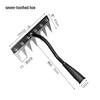 Multi-functional Manganese Steel Garden Rake with Blade for Weeding and Soil Turning