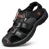 Korean Style Men's Breathable Outdoor Sports Sandals - Trendy Summer Closed-Toe Beach Shoes for Teenagers