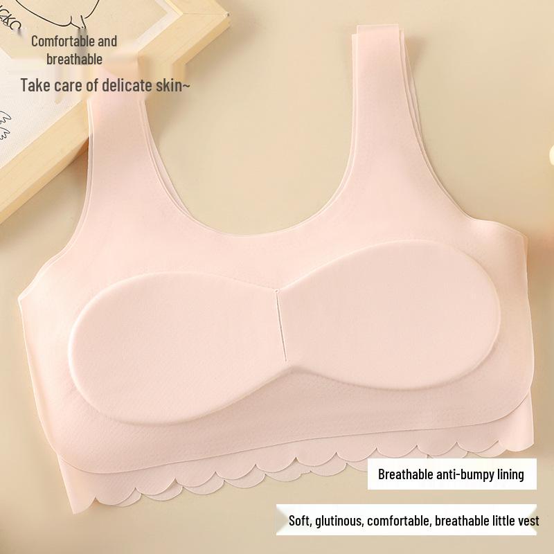 Summer Seamless Girls' Training Bra for School Students