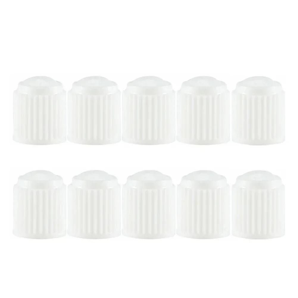 10-40PCS Car Tire Valve Plastic Bike Tyre Valve Caps O Rubber Ring Covers Dome Shape Dust Valve for Auto Motorcycle Cap Decor