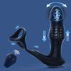 2026 Rechargeable 2 In 1 Prostate Massager Anal Vibrator Wiggling Thrusting with Cock Ring Butt Plug Remote Control Climax Sex Toys Insert Masturbator