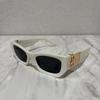 Used Good Condition Miu Miu Sunglasses Glimps White Logo Metal Fittings