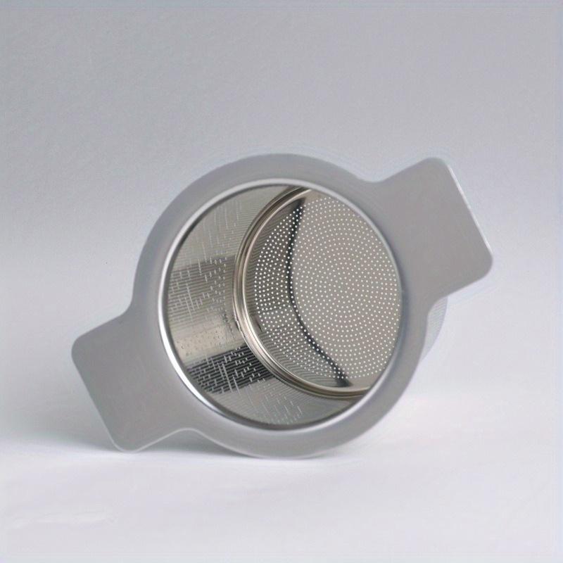 2 Pcs Stainless Steel Reusable Mesh Tea Infuser Strainer Leaf Filter Sieve Cup Parts