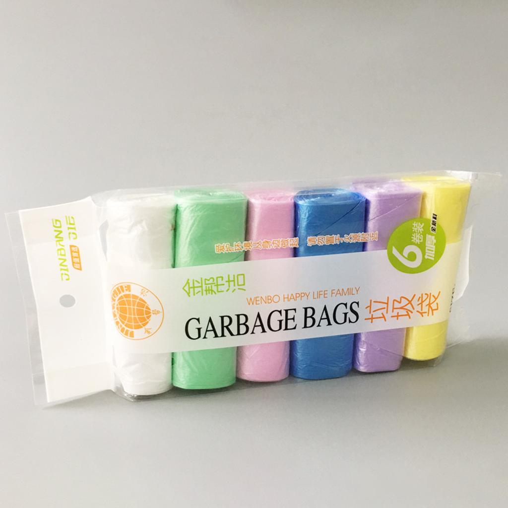 120 peças de latas de lixo descartáveis espessas, cestos de lixo, sacos de lixo