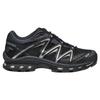 SALOMON Xt-Quest Gtx Round Toe Versatile Waterproof Breathable Warm Low-Top Hiking Shoes Unisex Hiking Shoes Black Ebony Metallic-Silver 474294