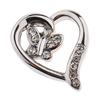 Stainless Steel Hollow Heart Shaped Pendant To Commemorate the Ashes of Pet