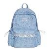 Schoolbag Korean Version Ins Wind Star Backpack Female Student Cute Large Capacity Schoolbag Junior High School Student Leisure Travel Backpack