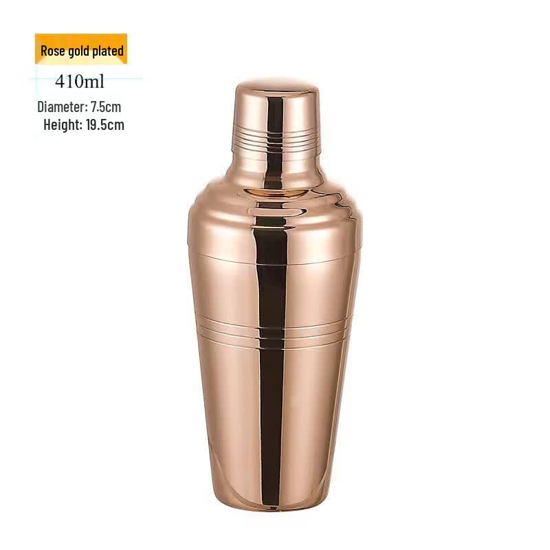 Dingshijuan Mirror Stainless Steel Three-Piece Cocktail Shaker