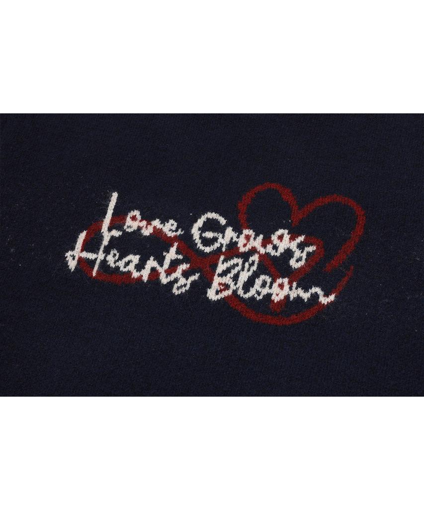 CPGN STUDIO Love Bloom Pullover Knit Navy
