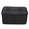 Fordable Protective Insert Partition Handle Camera Lens Bag Case Pouch (Black)