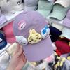 New original cartoon baseball cap female cute spring and autumn sweet simple big brim cap