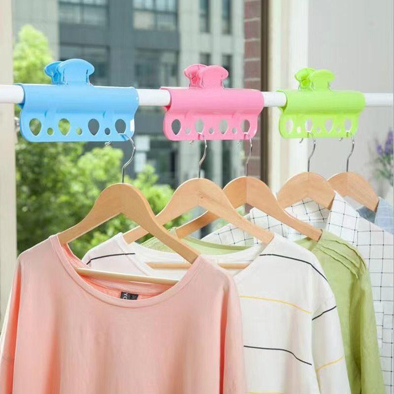 2Pcs Windproof Clothes Pegs Plastic Drying Pole Fixing Clips Large Hanger Clamps Portable Blanket Clothing Fasteners Hanging Clips